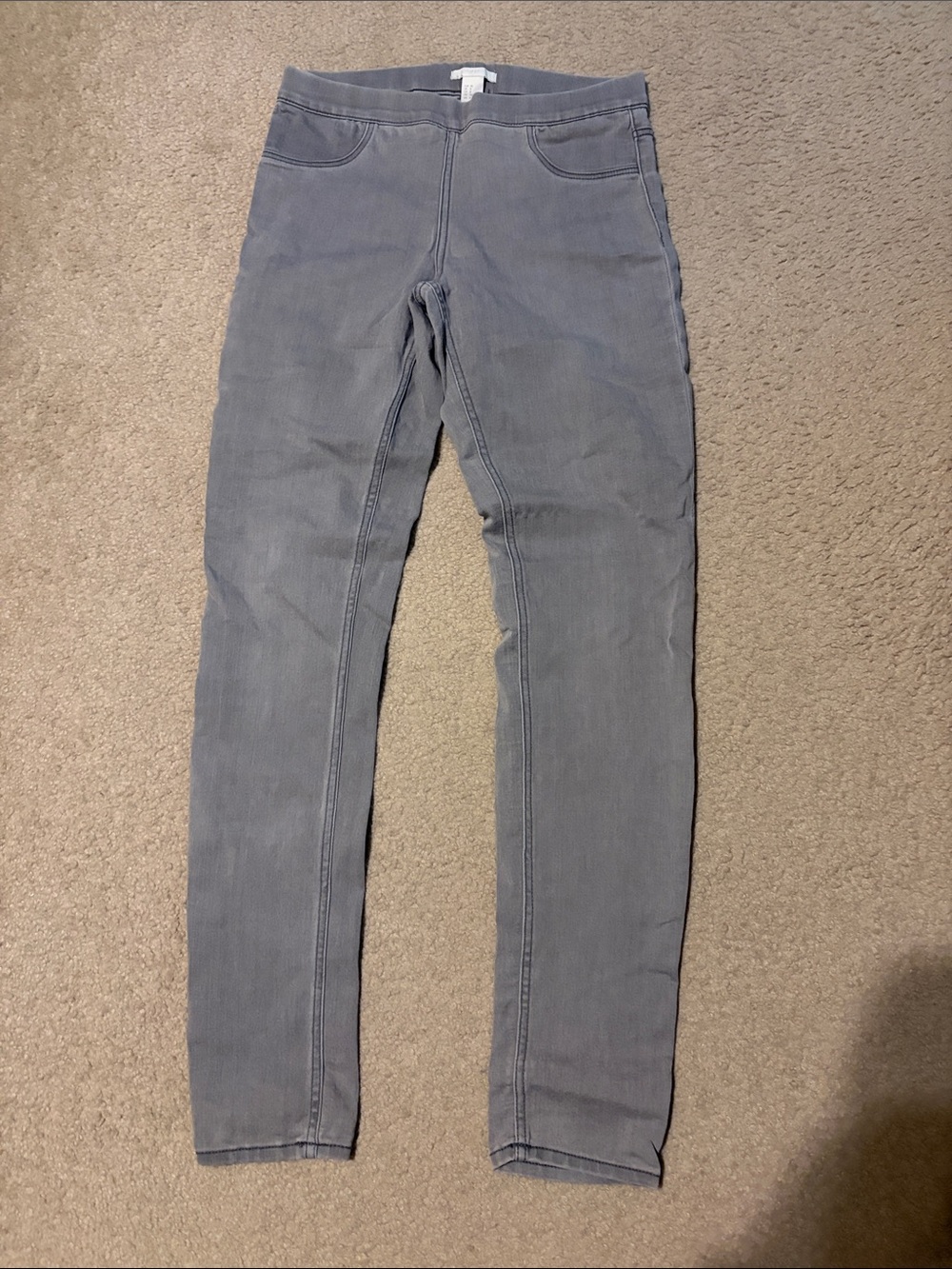 H&M Women's Skinny Jeggings - Light Gray